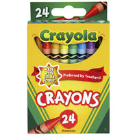 Crayola Crayons, Standard Size, Set of 24 Item Number 007521