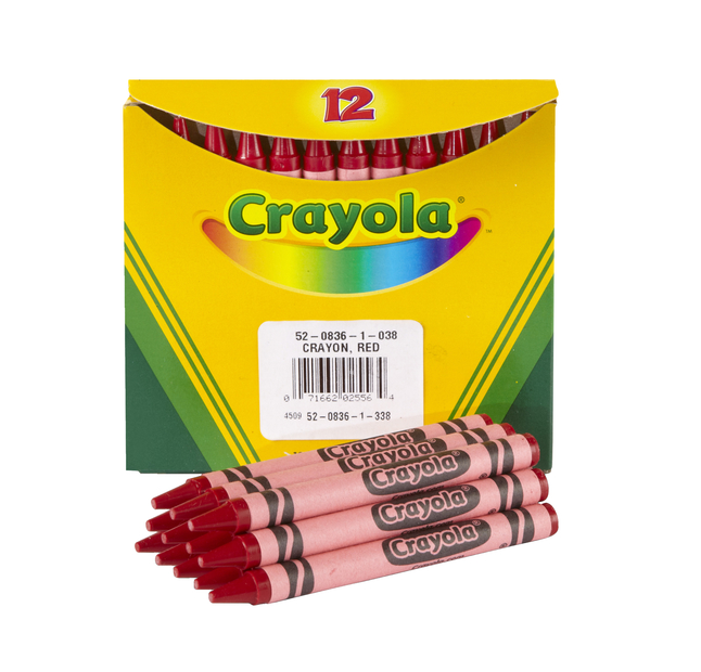 Standard Crayons, Item Number 007659