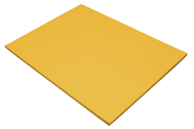Tru-Ray Sulphite Construction Paper, 18 x 24 Inches, Gold, 50 Sheets