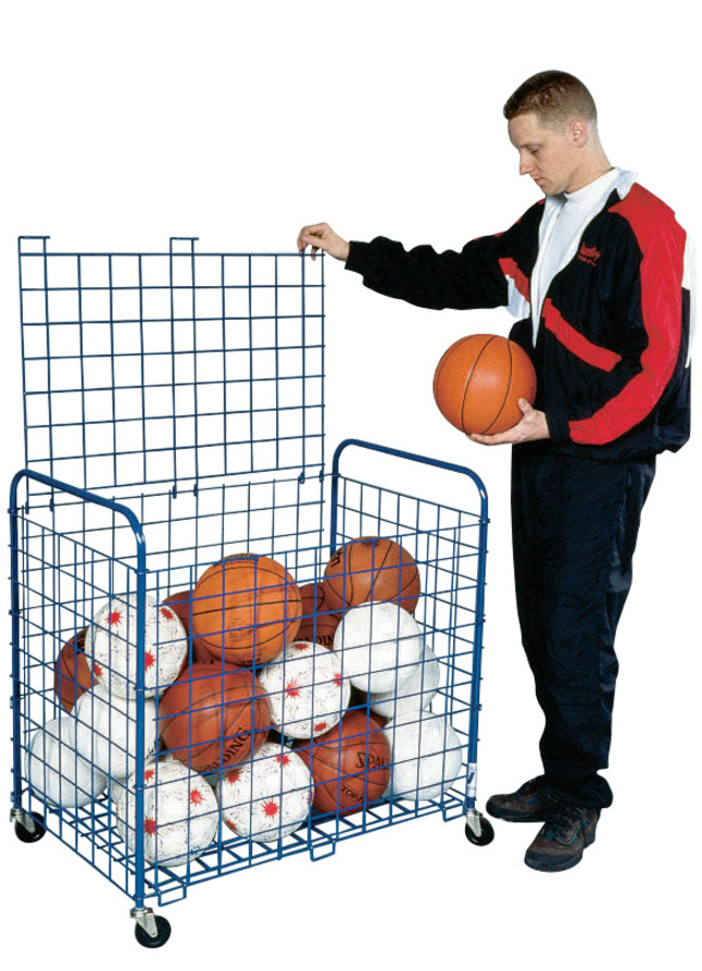 Basketball Storage Cage Cart