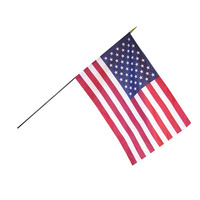 安宁丝人造丝美国教室旗，16长x 24宽，项目编号016788