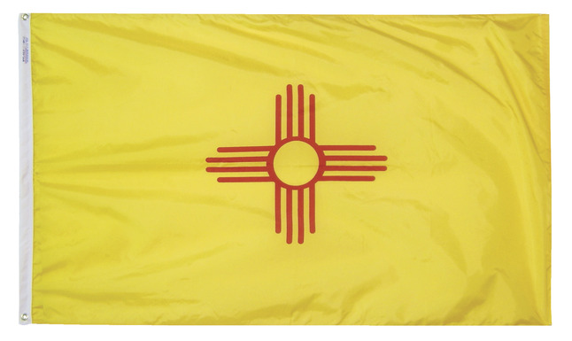 Annin Nylon New Mexico Heavy Weight Outdoor State Flag, 4 X 6 ft, Item Number 1334709