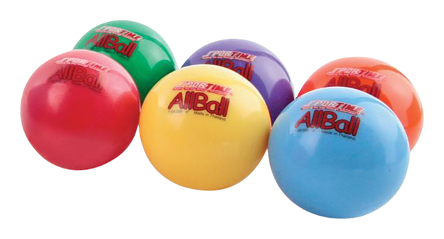 Sportime Multi-Purpose Inflatable All-Balls 4 Inches Set of 6 