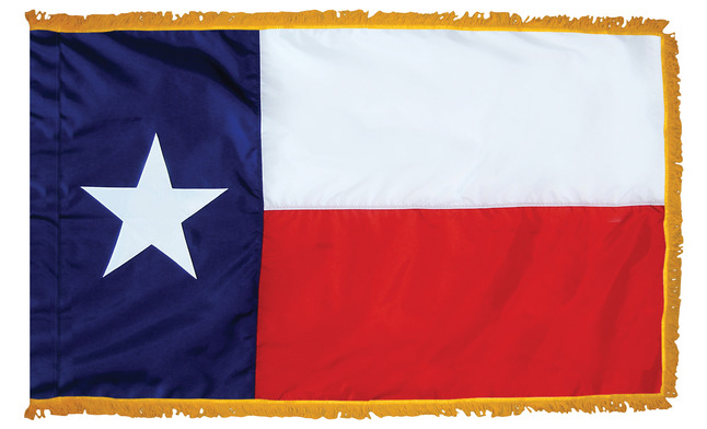 Annin Nylon Texas Heavy Weight Outdoor State Flag, 3 X 5 ft, Item Number 1334705