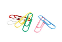 School Smart Vinyl Coated Paper Clip, 1-1/4 Inch, Assorted Colors, Pack of 100 Item Number 023959