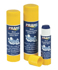 Prang Non-Toxic Odorless Washable Glue Stick, 0.74 oz, Blue and Dries Clear Item Number 026052