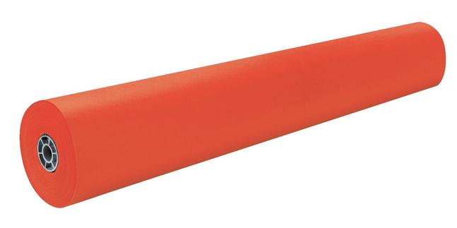 Image for Rainbow Kraft Duo-Finish Kraft Paper Roll, 40 lb, 36 Inches x 1000 Feet, Orange from School Specialty