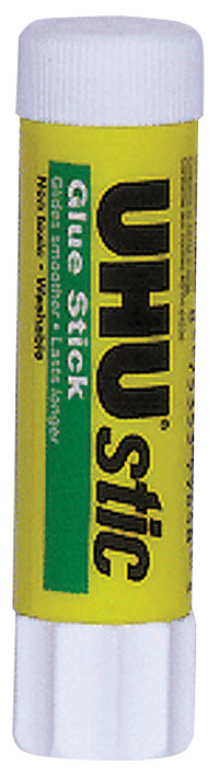 UHU Glue Stic, 1.41 Ounces, Blue and Dries Clear Item Number 020867