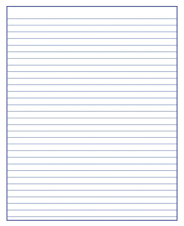 ruled writing paper 8 12 x 11 inches no margin white 500 sheets