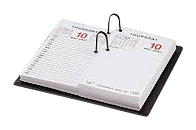 Officemate Calendar Base For Book Style Desk Calendar Black