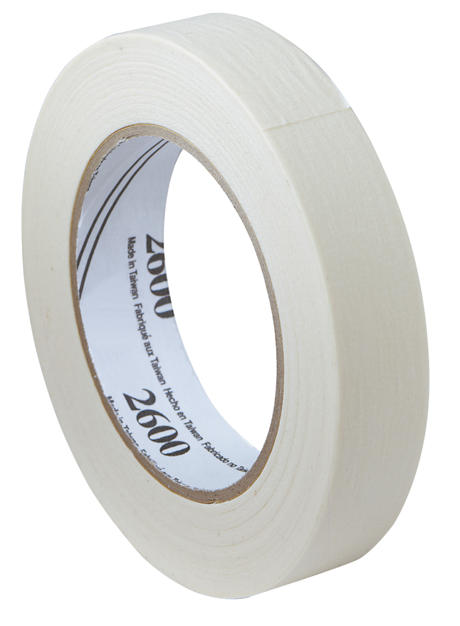 3/4-inch by 60 Yards Tan Home and Office Masking Tape 1 roll 0.75 Inch Width 
