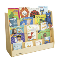 Childcraft 5-Shelf Book Stand Display, 3 Back Shelves, 36 x 12 x 29 Inches Item Number 068675