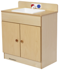 19 x 13 x 28-1/4 Inches Natural Woo... Details about   Childcraft ABC Furnishings Kitchen Sink 