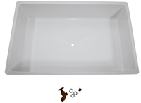 Childcraft Sand and Water Table Replacement Tub, White, 40-1/4 x 26-5/8 x 9-1/8 Inches, Item Number 075011