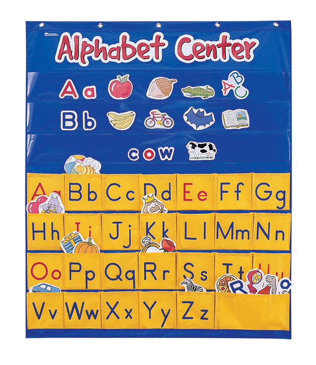 Learning Resources Alphabet Center Pocket Chart, 28 x 34 Inches, Item Number 077450