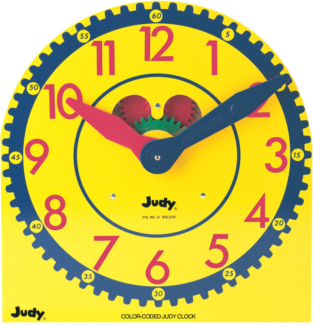 Judy Instructo Color-Coded Judy Clock, Item Number 078418