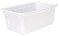 School Smart Storage Tray, 7-7/8 x 12-1/4 x 5-3/8 Inches, White Item Number 081949