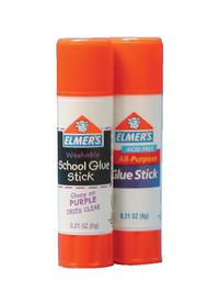 Elmer's Washable Glue Stick, 0.24 Ounce, Clear, Pack of 4 Item Number 082460