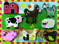 Melissa & Doug Farm Chunky Puzzle, Item Number 082693