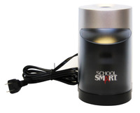 School Smart Vertical Pencil Sharpener, 6 x 4 Inches, Electric, Black and Gray Item Number 084437