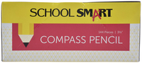 School Smart Compass Replacement Pencils, Medium Lead, Pack of 144 Item Number 084471