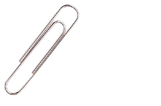 School Smart Smooth Paper Clip 1-1/4 Inches Silver Pack of 100 