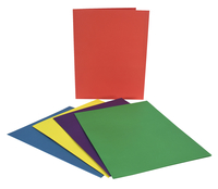 Extra Large 2-Pocket Folders 9 x 12 Inches Pack of 25 Assorted Colors