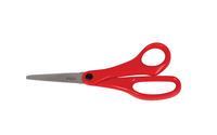 School Smart Value Light-Weight Scissors, 7 Inches, Straight Handle, Red Item Number 085004