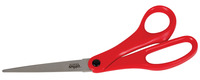 School Smart Value Light-Weight Scissors, 8 Inches, Bent Handle, Red Item Number 085008