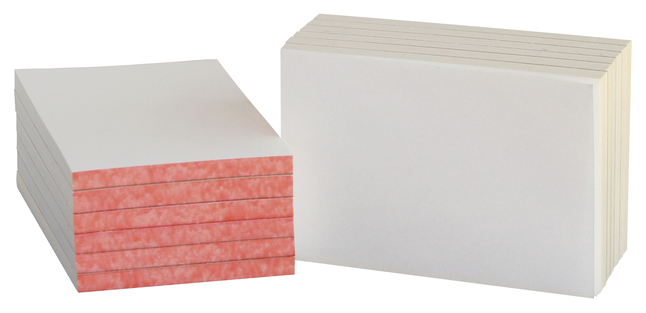 Scratch Pad, 4 x 6, 100 Sheets per Pack, 3 Packs, White