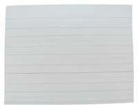 School Smart Skip-A-Line Ruled Writing Paper White 085212 3/4 Inch Ruled Long Way Pack of 500 11 x 8-1/2 Inches Set of 2 