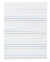 Lined Paper, Primary Ruled Paper, Item Number 085444