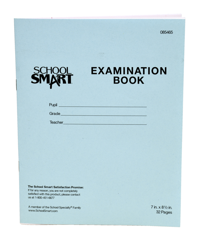Exam Books, Item Number 085465