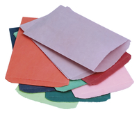 学校专用夹底纸袋，6-1/4 x 9-1/4英寸，各种颜色，每包28个，货品编号085621
