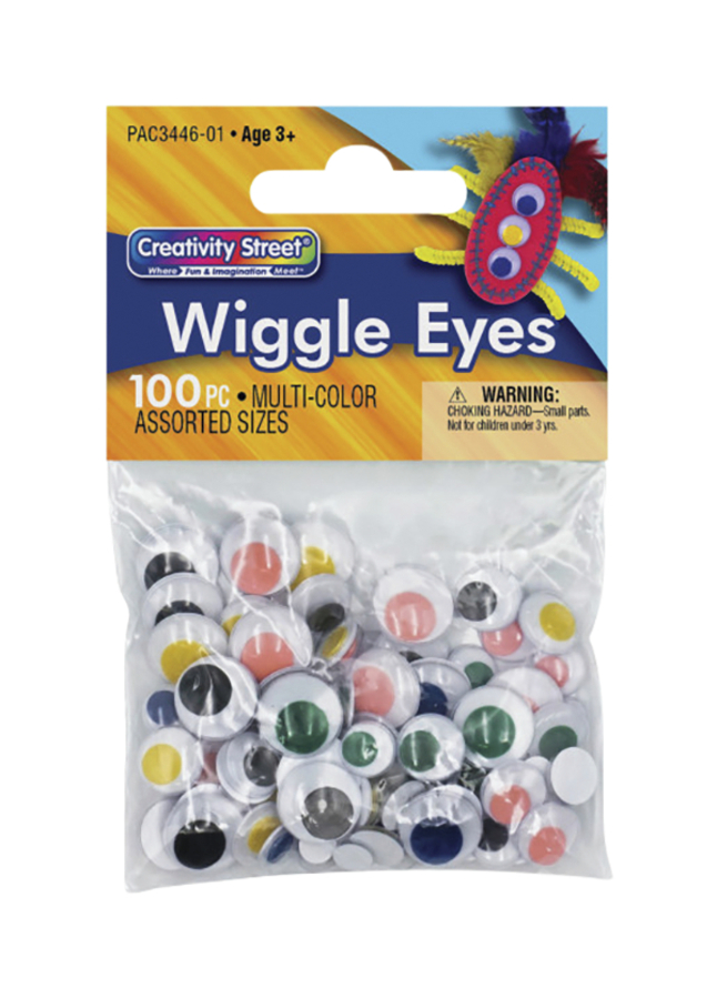 Creativity Street Wiggle Eyes – (100 Pack) Assorted Sizes & Neon Colors -  Quality Art, Inc. School and Fine Art Supplies