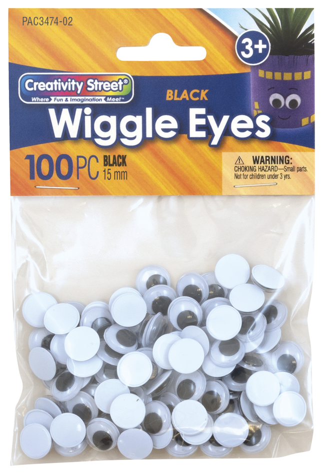 Creativity Street Wiggle Eyes - 100 pieces