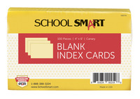 4x6 Blank Index Cards, Item Number 088705