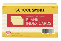 3x5 Blank Index Cards, Item Number 088725