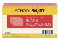 3x5 Blank Index Cards, Item Number 088726