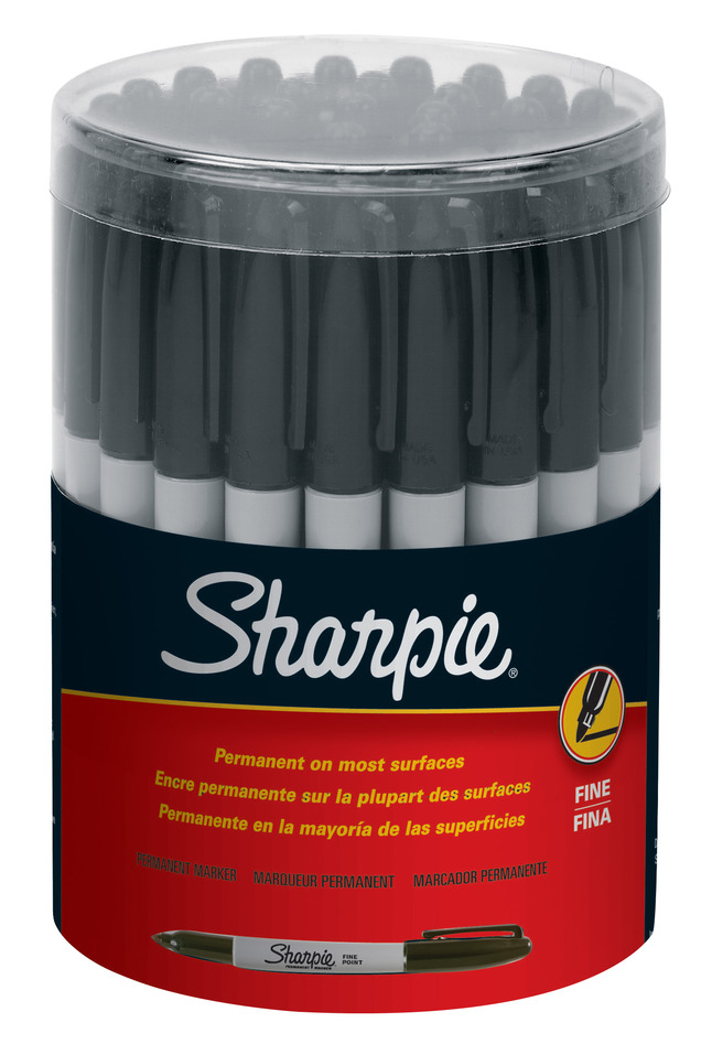 Sharpie Permanent-Marker FINE 2er Blister schwarz 