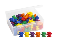 School Smart Backpack Bear Math Counters, Assorted Colors, 300 Pieces Item Number 091078