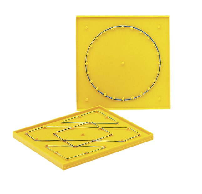 Circular Geoboards Double Sided  x 2 Educational Teaching Resources 