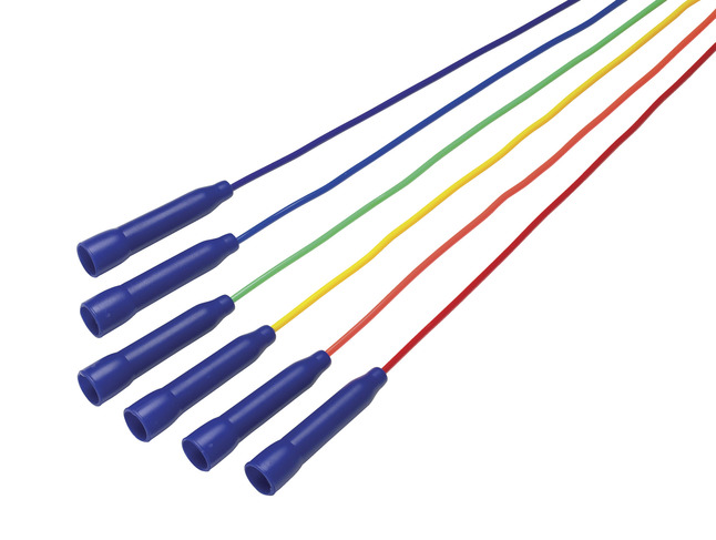Assorted Colors 9 Feet Sportime Jump Ropes Set of 6-1004675