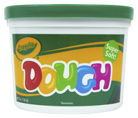 Crayola Model Magic Non-Toxic Mess-Free Modeling Dough, 3 lb Pail, Green, Item Number 1006285