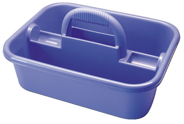 Dynalon Stacking Utility Carrier, 17-5/8 x 12-5/8 x 9-1/4 Inches, Plastic, Blue, Item Number 1016974