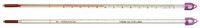 Frey Scientific Student Grade Partial Immersion Spirit Thermometer, White, Pack of 8, Item Number 2091332
