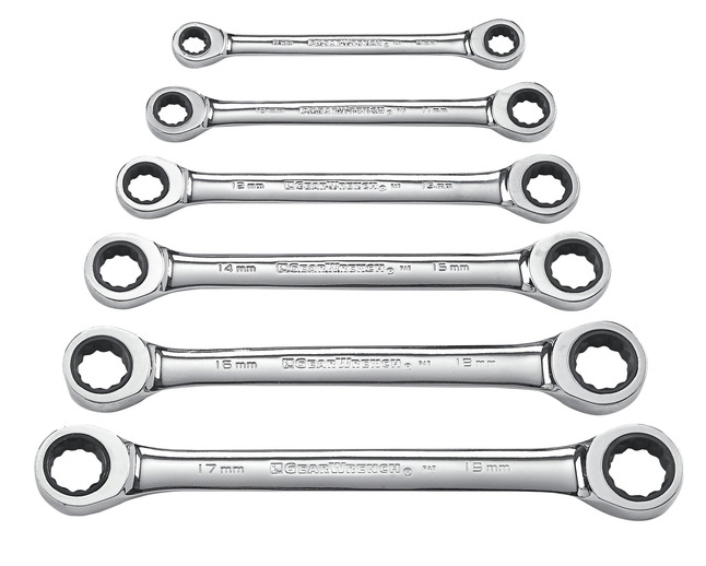 Double Box Ratcheting Wrench Set, Item Number 1049486