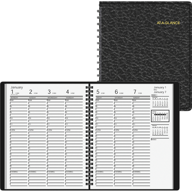 At-A-Glance Professional Appointment Book - Two Page Per Week, 6-7/8 X 8-3/4 in, Weekly, Jan - Jan, Item Number 1053053