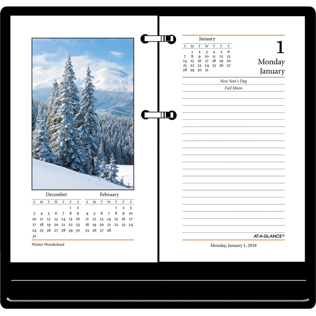 at a glance desk calendar refill