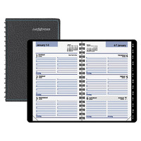 At-A-Glance G250 DayMinder Weekly Pocket Appointment Book, 3-3/4 x 6 Inches, Black, Item Number 1053137